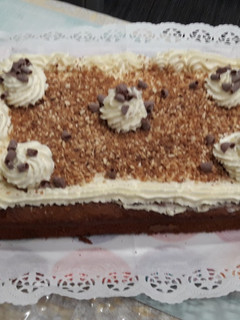 Una foto de Tarta de canela y.........