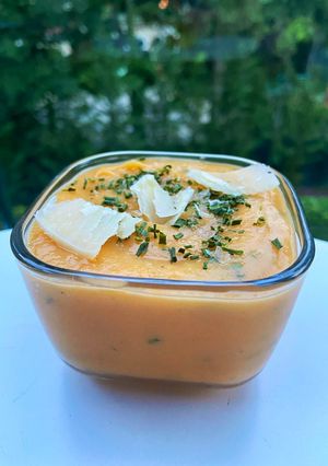 Édesburgonya-burgonya püré recept fotója