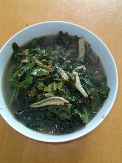 Foto resep Sayur Daun pepaya Jepang Teri Santan