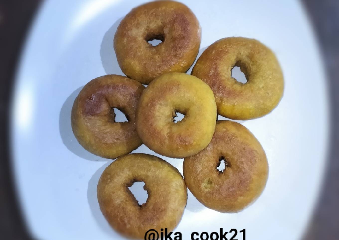 Donat labu kuning kopi