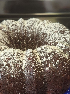 A picture of Chocolate Kahlua Bundt Cake.