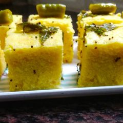 Dhokla A picture of Dhokla.