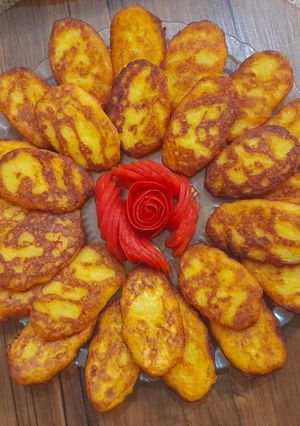 عکسی از دستور کوکو سیب زمینی بدون تخم مرغ