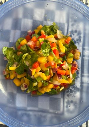 Mangó salsa 🥙 recept fotója