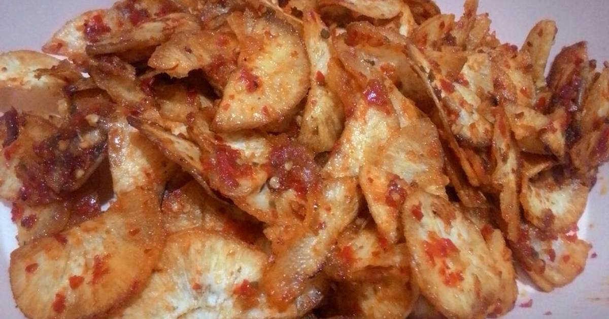 Resep Keripik Singkong Balado Pedas Manis Oleh Rani Widyaningrum Cookpad