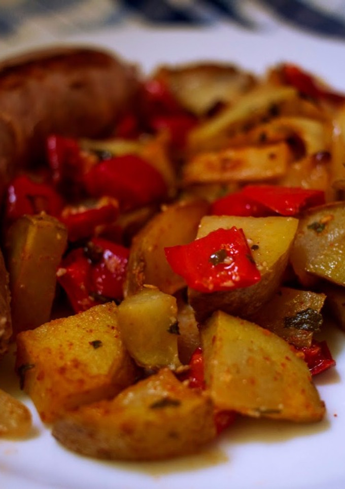Una foto de Butifarra con patatas (versión ligera)