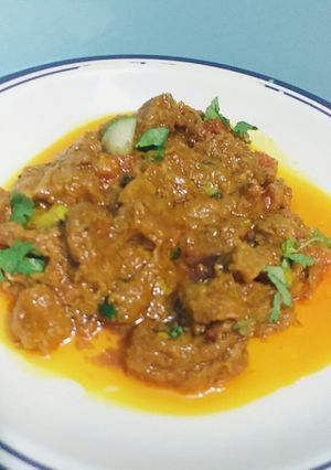 A picture of Pyaz ghousht.