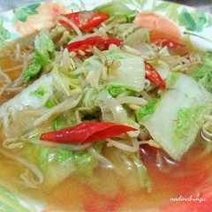A picture of Tumis Sawi Putih.