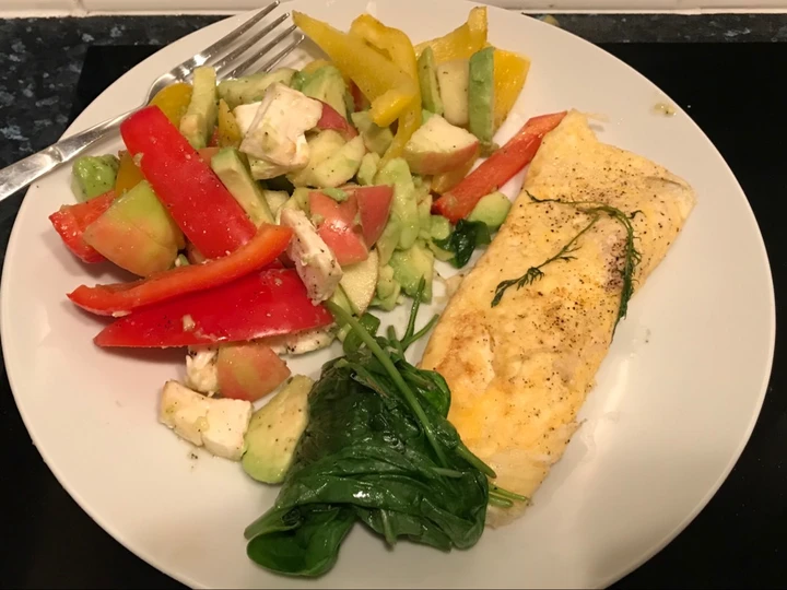 Easy Steps Make Recipes Omelette and fruit salad the Perfect Really Delicious.