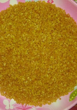 A picture of Moong dal bhujiya.