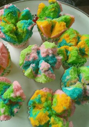 Foto resep Roti kukus pelangi