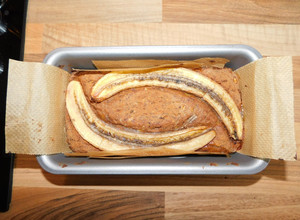 A picture of Vegan Banana Bread (oil-free and gluten-free).