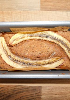 A picture of Vegan Banana Bread (oil-free and gluten-free).
