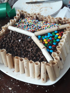 Una foto de Pastel de vainilla