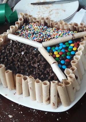 Una foto de Pastel de vainilla
