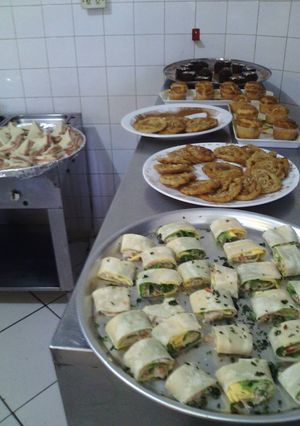 Foto principal de Bocados de atún con fajitas de harina