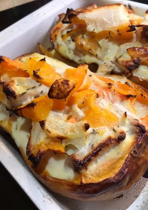 Une photo de Butternut grillée