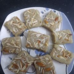 A picture of Banana Coconut Burfi.