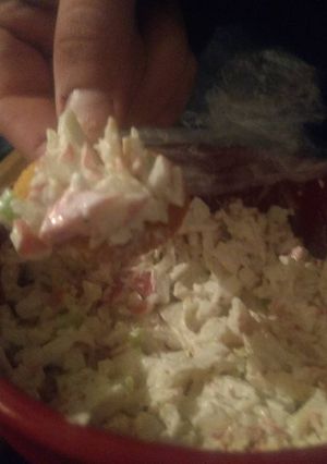 A picture of Crab Salad.