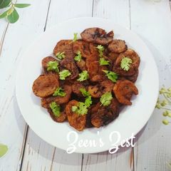 A picture of Aloo Tuk - Sindhi Double Fried Potatoes.