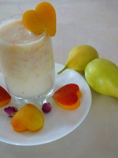 عکسی از دستور اسموتی شلیل و گلابی
