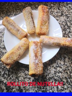 Una foto de Rollito de Nutella