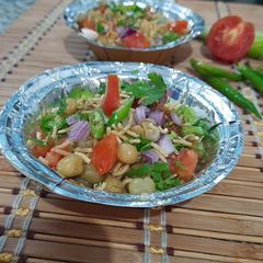 A picture of Yellow Pea Chaat.