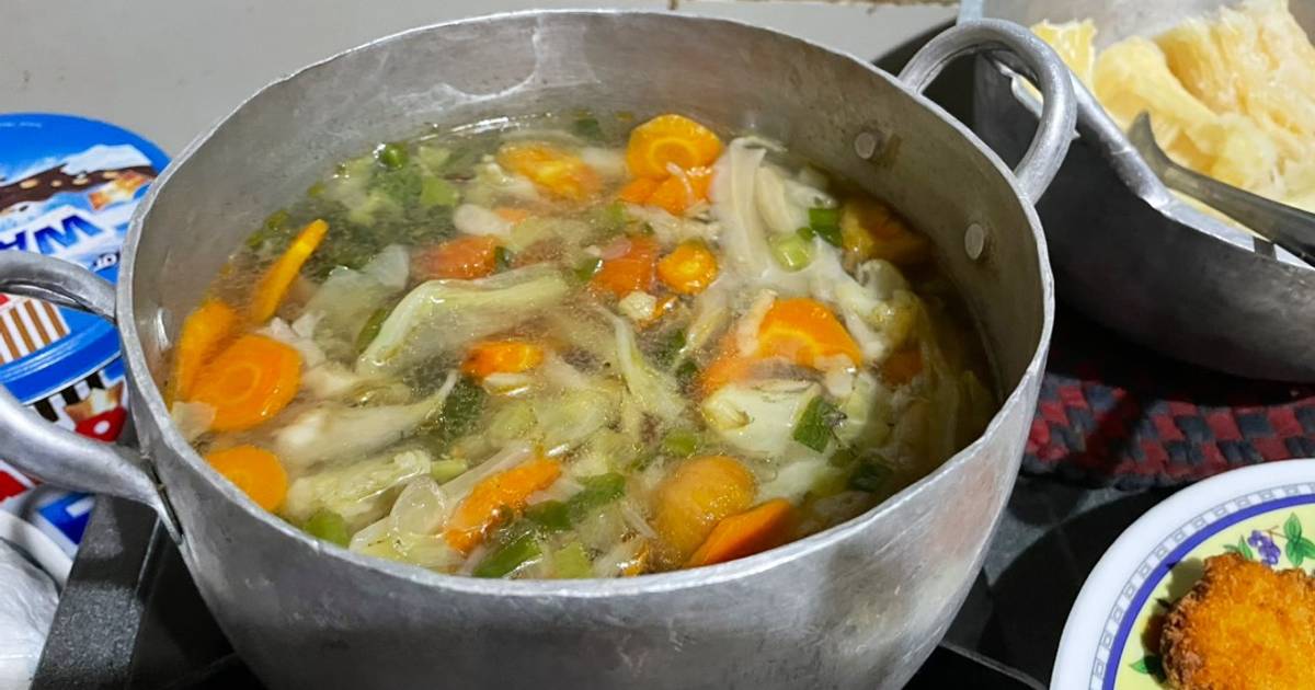 Resep Sayur Sop Jamur Tiram  Paling Mudah dan Enak