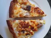 Uma foto de courgette quiche