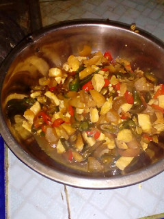 Foto resep Oseng kikil+ tahu