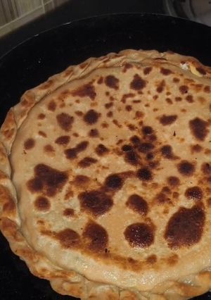 A picture of 🏔️ Chap Shoro | Chicken Mince Paratha | Hunza Traditional Recipe.