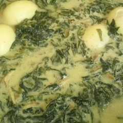 A picture of Gulai Pucuak Ubi.