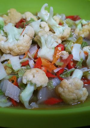 Foto resep Sayur sawi putih kembang kol