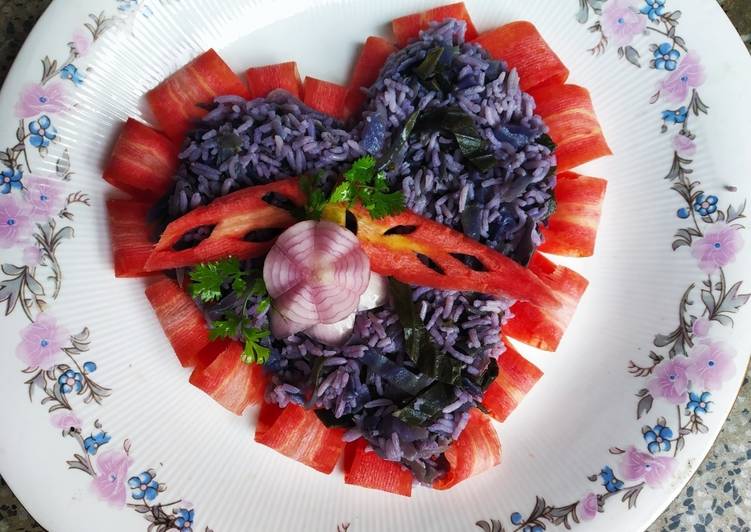 Tasty Delicious of Purple Pulao