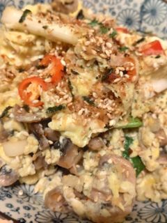 蘑菇炒蛋 的食譜成品照片