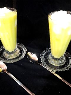 عکسی از دستور اسموتی خربزه (طالبی)با بستنی