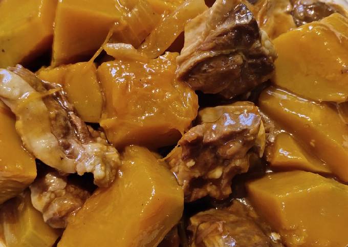 Beef Casserole with Squash