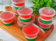 Gambar puding semangka