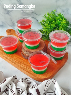 Foto resep Puding Semangka