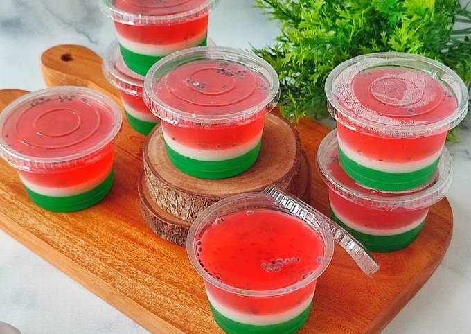 Resep Puding Semangka Oleh Ellaelloet - Cookpad