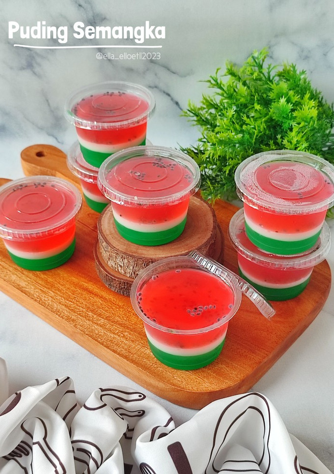 Foto resep Puding Semangka