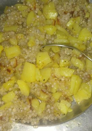 A picture of Sabudana khichdi vrat recipe.