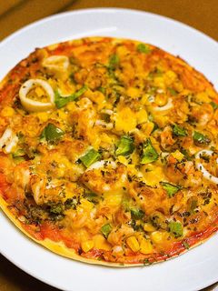 Hình của món Pizza hải sản bằng nckd.
