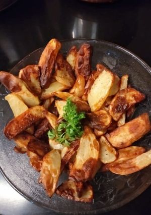 A picture of Airfryer Potato Wedges.