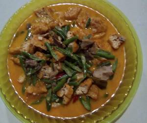 Masakan Populer Sayur santan kacang panjang,tahu pong dan ampela Ala Warteg Masakan Populer Sayur santan kacang panjang,tahu pong dan ampela Ala Warteg