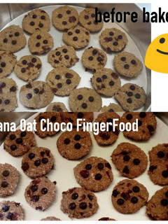 Foto resep BANANA OAT CHOCO (cemilan bayi 9+)