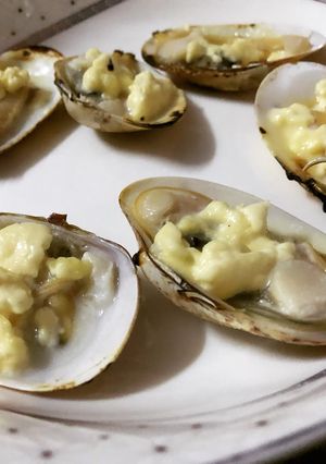 Hình của món Sò lụa nướng phô mai.