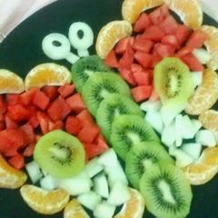 A picture of Beautiful butterfly salad.