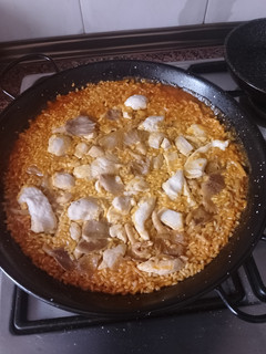 Una foto de Arroz con Pollo y Setas