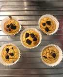 Muffins de garbanzo bajo índice glucémico